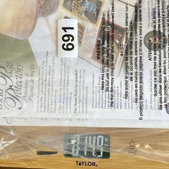 Creative Memories 8x10 Page Protectors (16 ) & White Scrapbook Pages (15 Sheets) - Picture 8 of 8